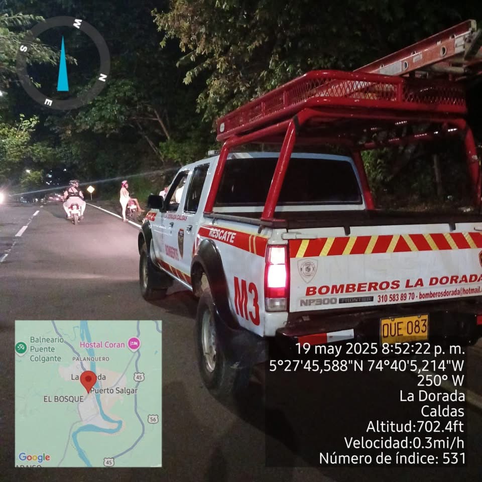 Foto: Bomberos La Dorada 