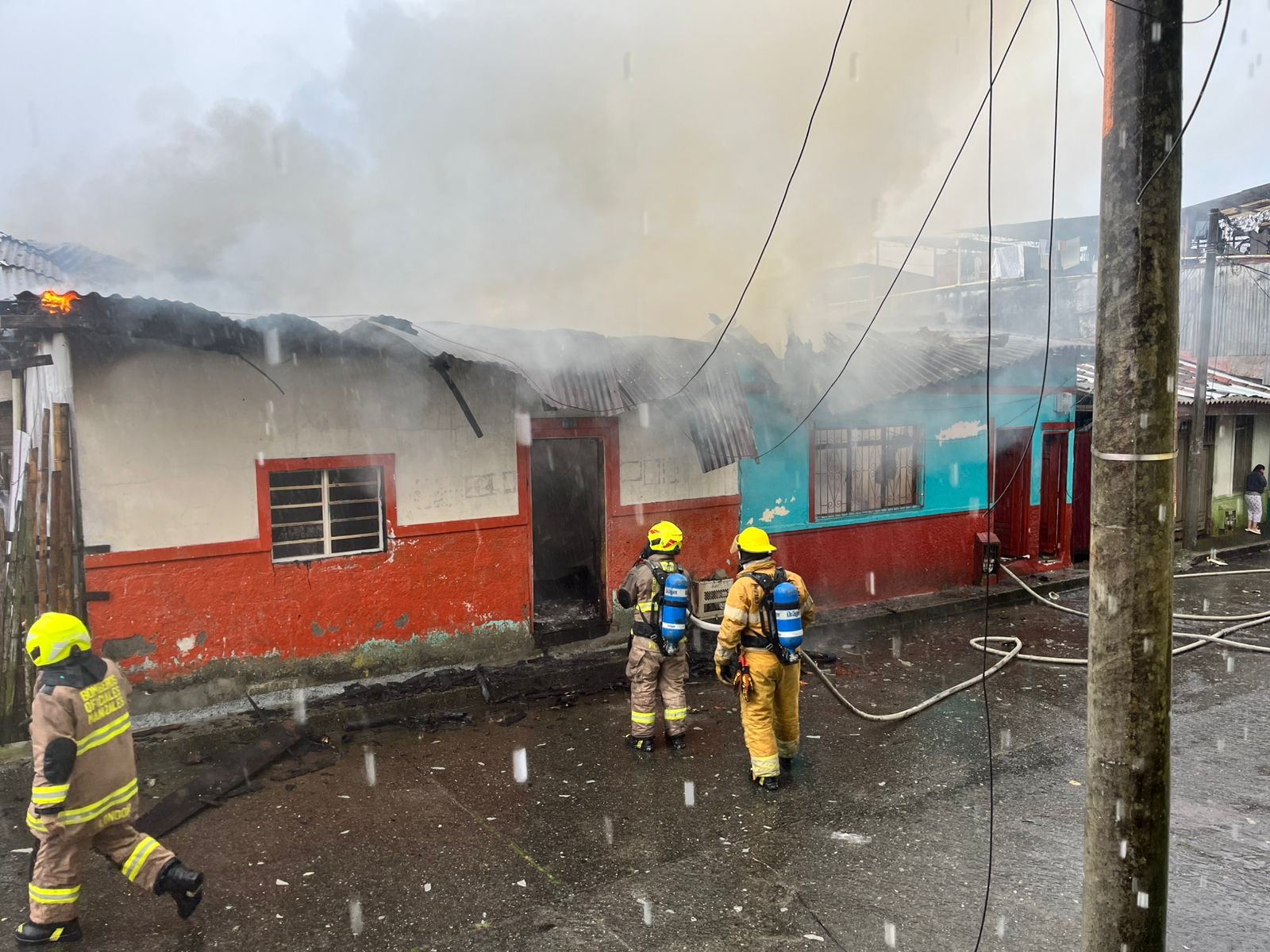 Foto tomada de: Alcaldía de Manizales - Cuerpo Oficial de Bomberos Manizales