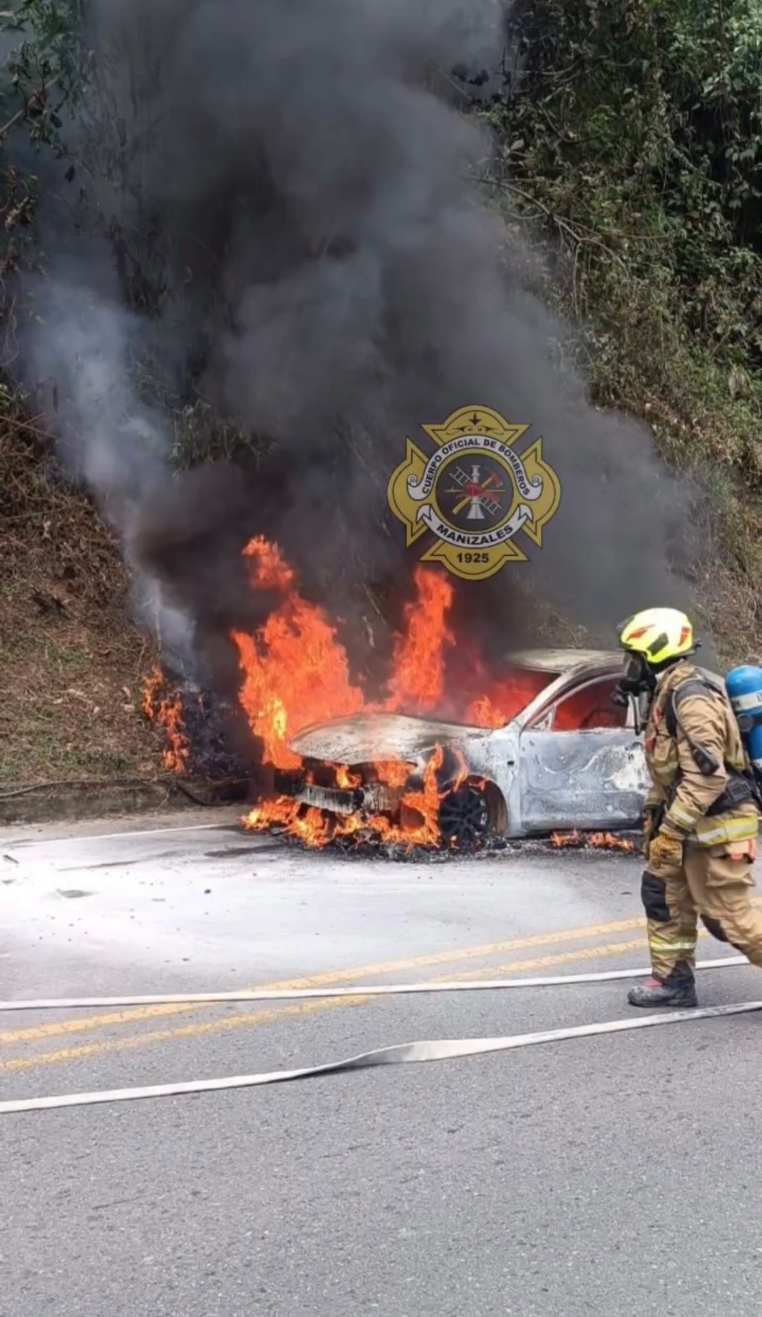 Foto tomada de: Cuerpo Oficial de Bomberos Manizales