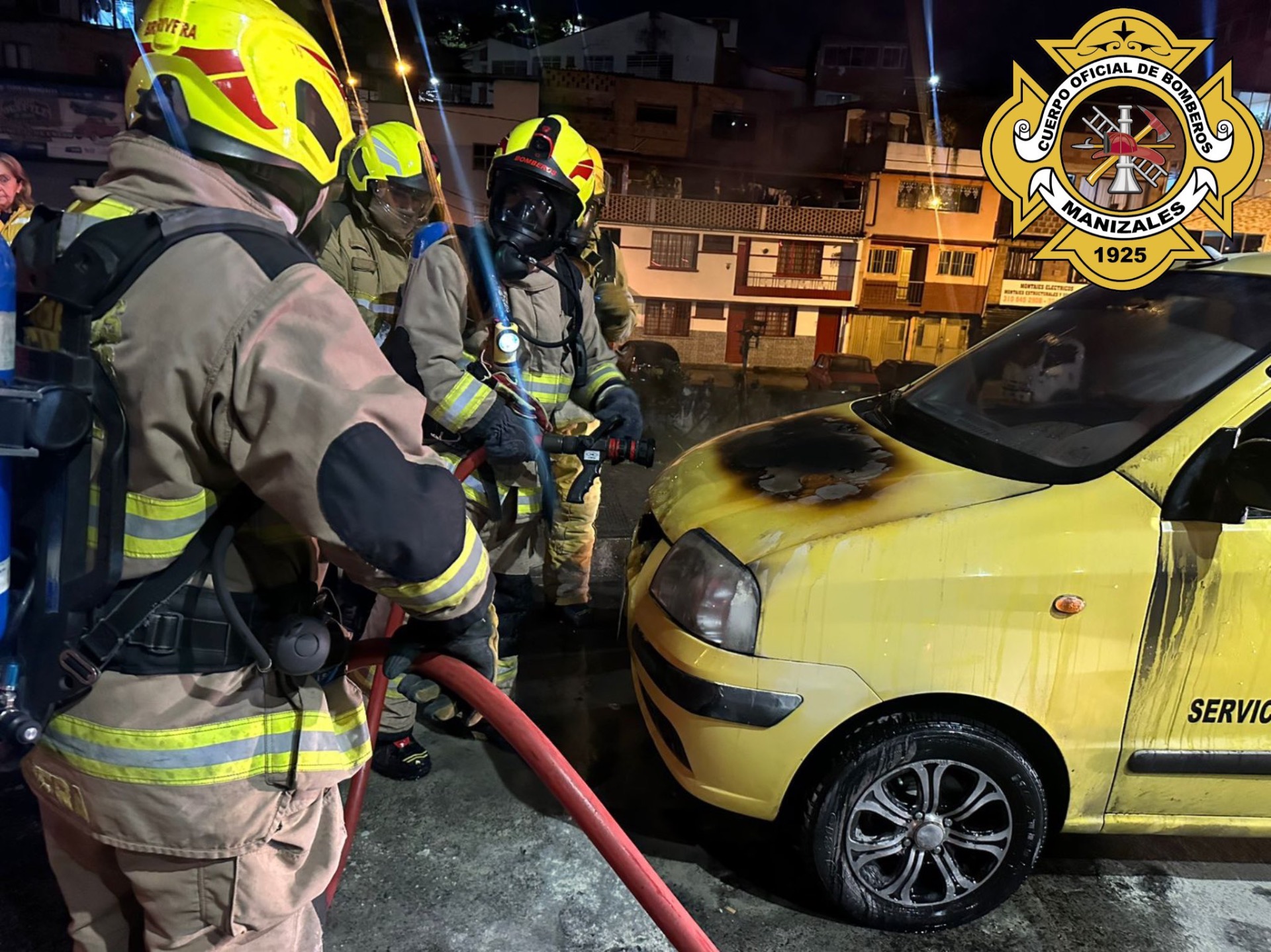Foto tomada de: Cuerpo Oficial de Bomberos Manizales