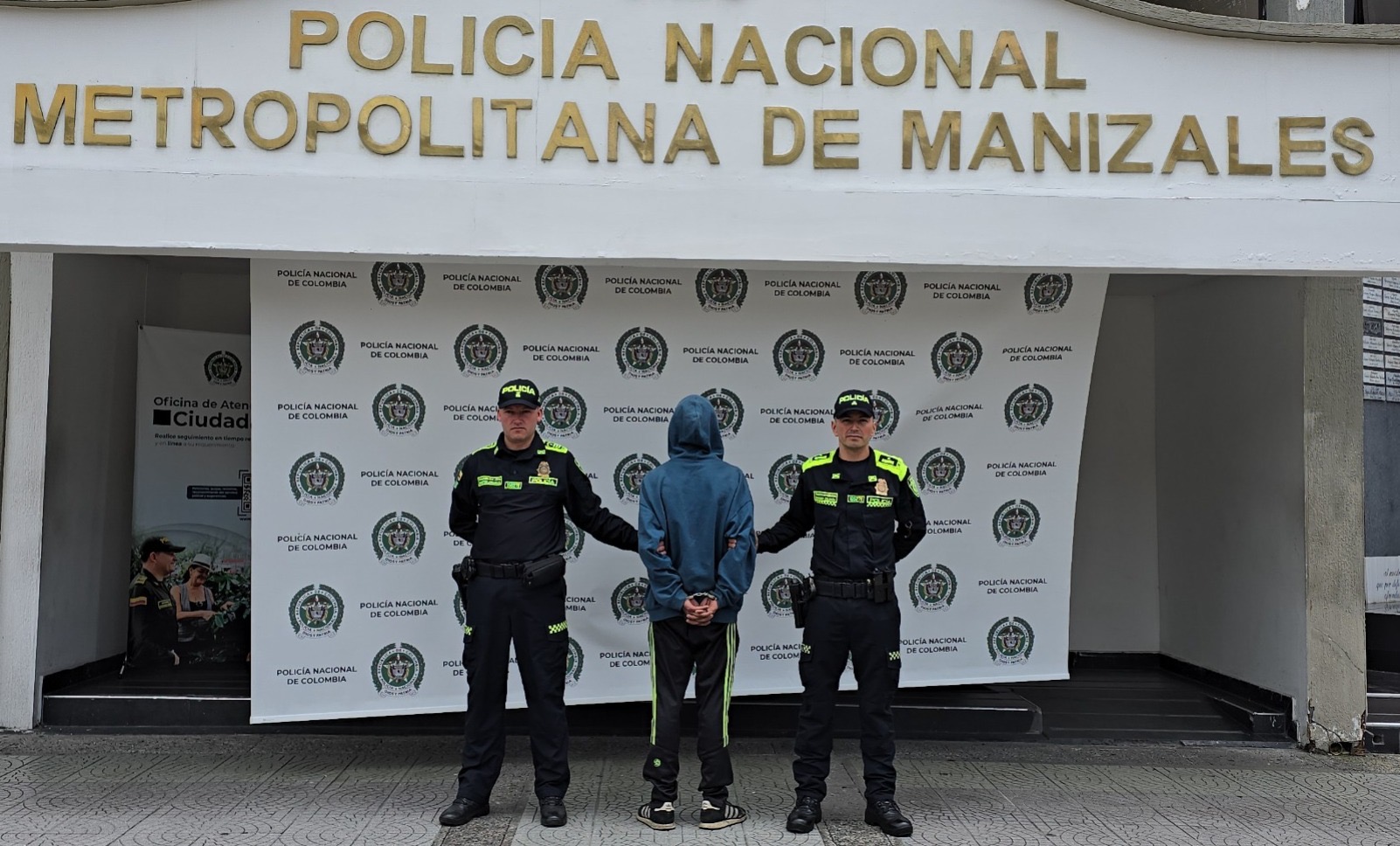 Foto tomada de: Policía Metropolitana de Manizales 