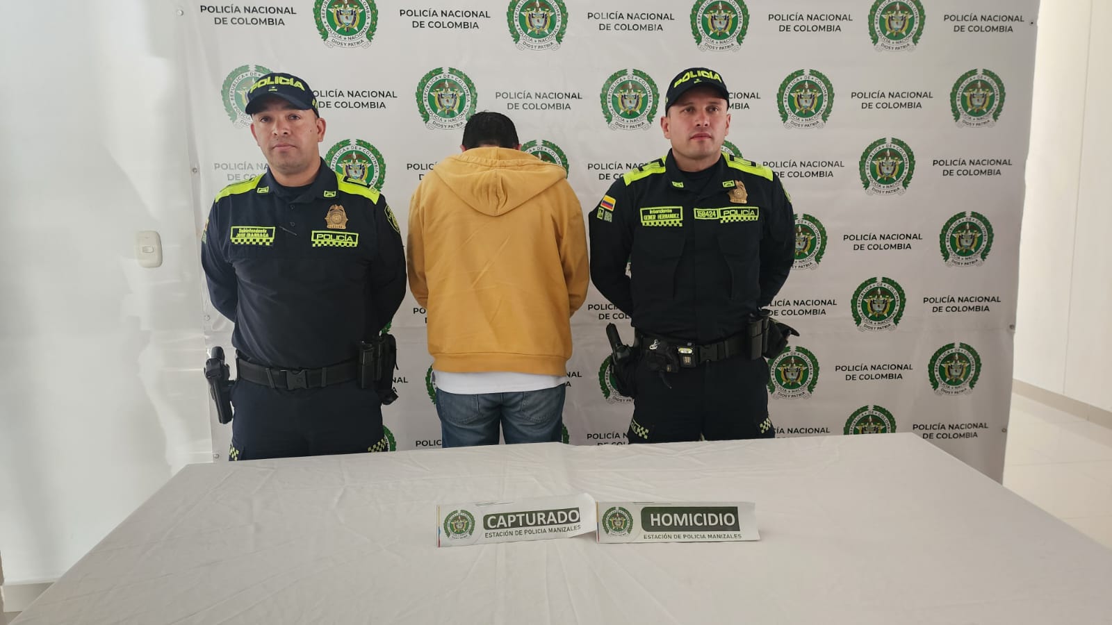 Foto tomada de: Policía Metropolitana de Manizales