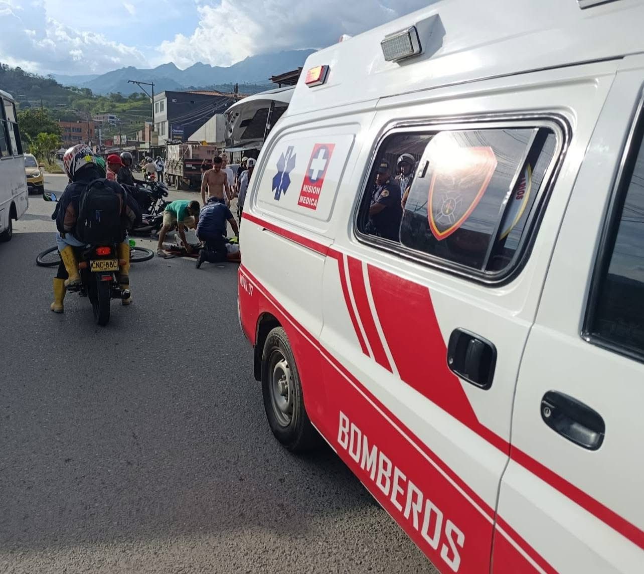 Foto tomada de: Cuerpo de Bomberos Voluntarios de Supía
