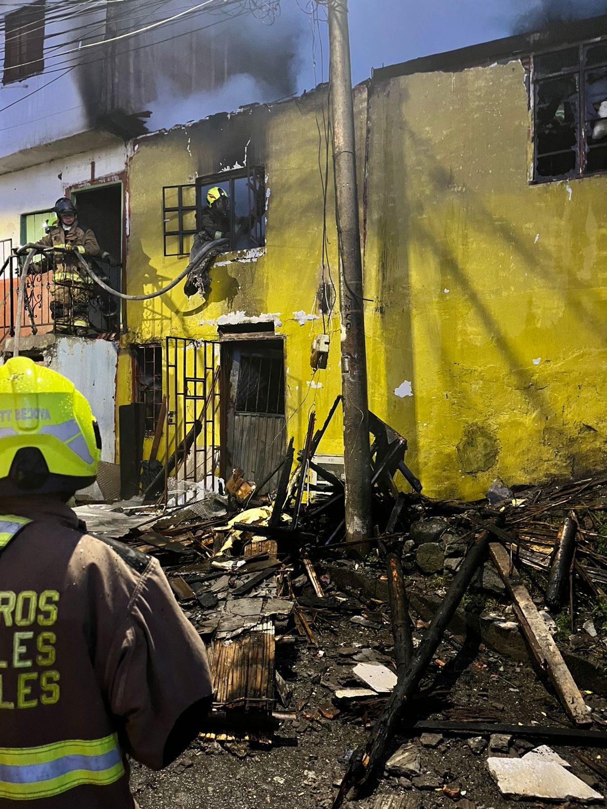 Foto tomada de: Alcaldía de Manizales - Cuerpo Oficial de Bomberos de Manizales