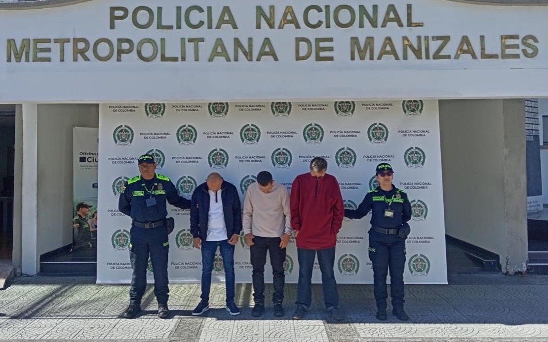 Foto tomada de: Policía Metropolitana de Manizales