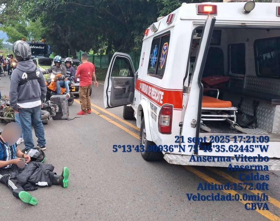 Foto tomada de: Bomberos Anserma (Caldas)