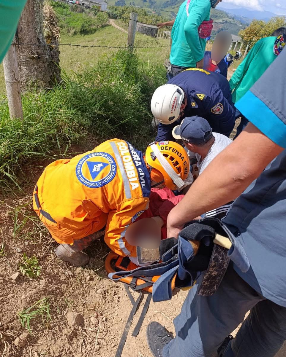 Foto tomada de: Cuerpo de Bomberos Voluntarios de Aranzazu