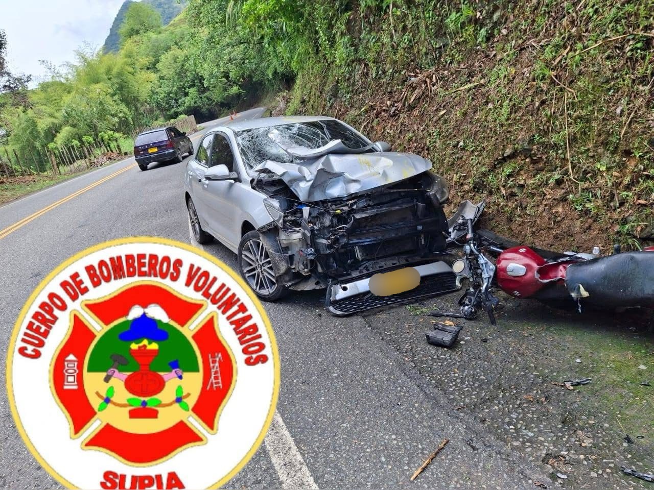 Foto: Cuerpo de Bomberos Voluntarios de Supía 
